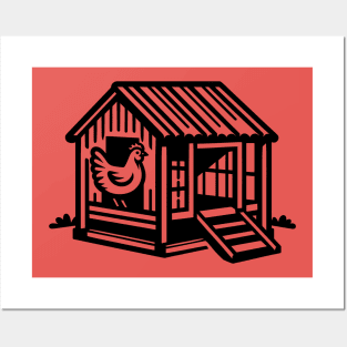 Chicken Coop Posters and Art